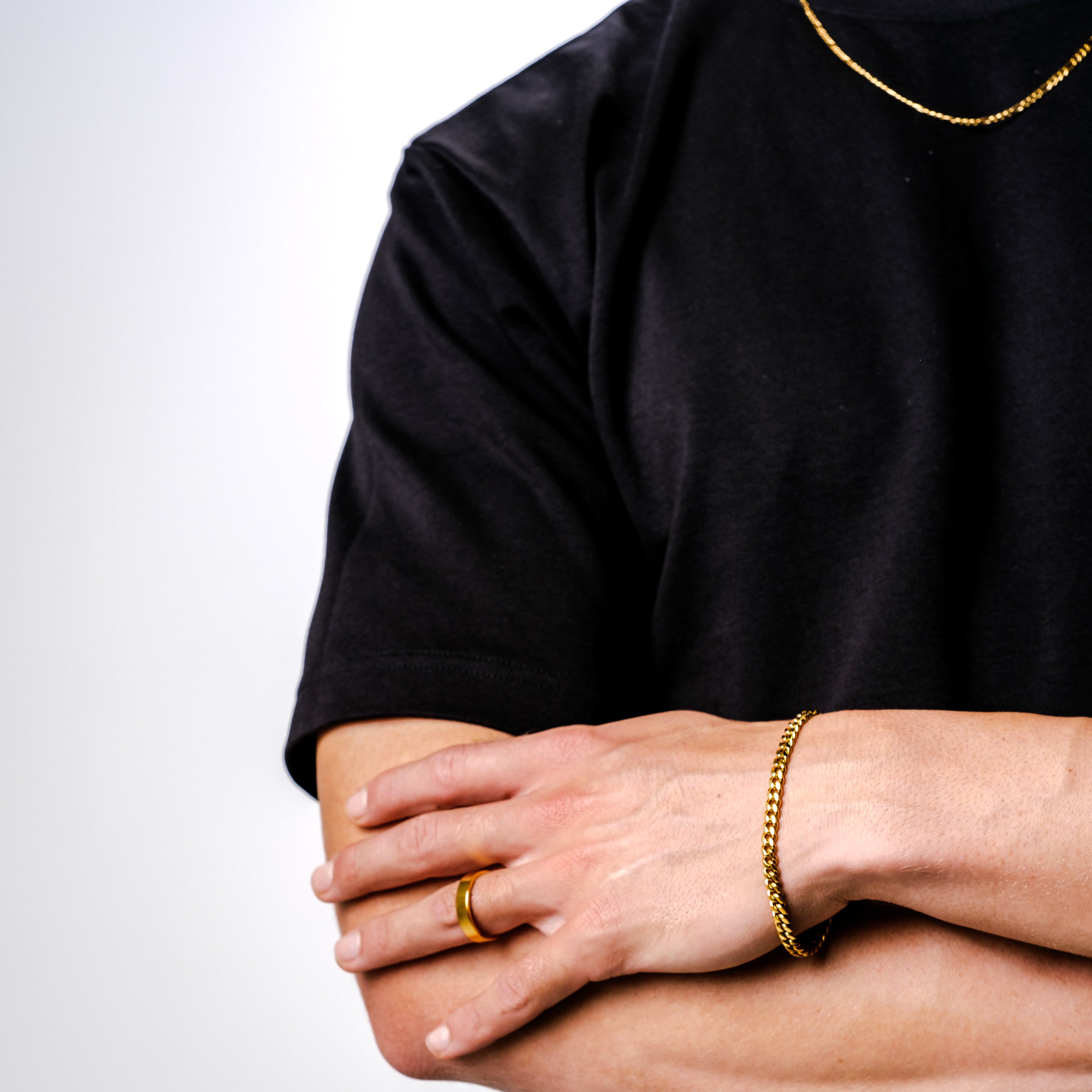 Bracelet Cubain Élégant 5MM au Style Intemporel
